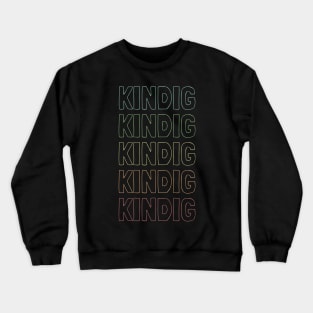 Kindig Name Pattern Crewneck Sweatshirt